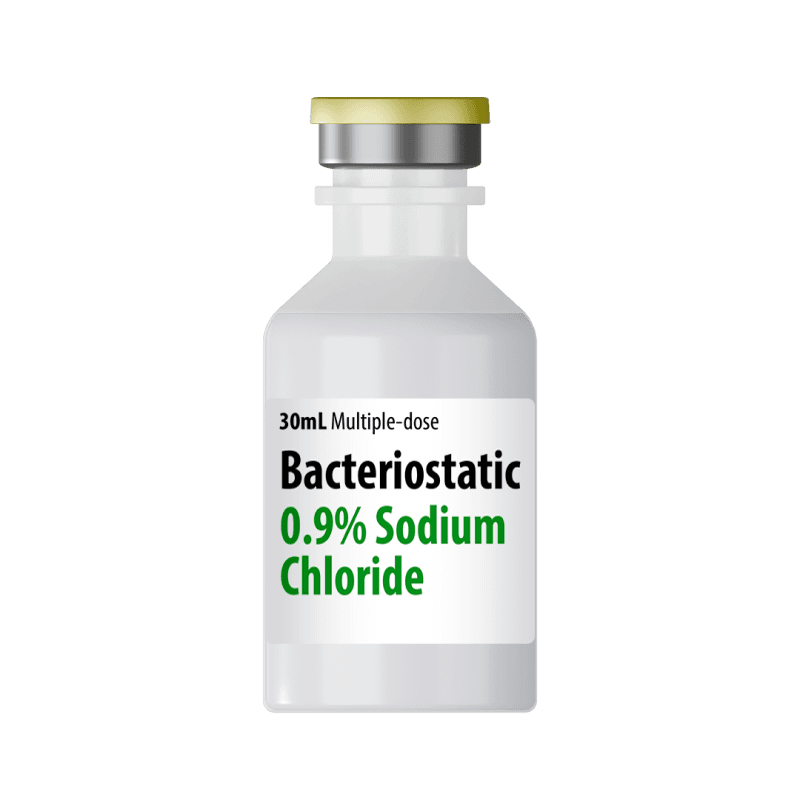 bacteriostatic water, nacl